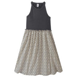 Mädchen Kleid mit Blümchen-Allover