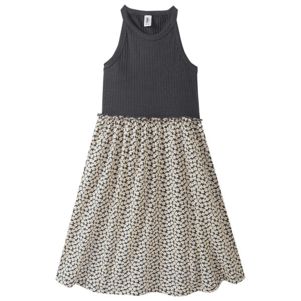 Mädchen Kleid mit Blümchen-Allover
