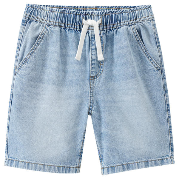 Jungen Pull-On Jeans-Shorts mit Tunnelzug