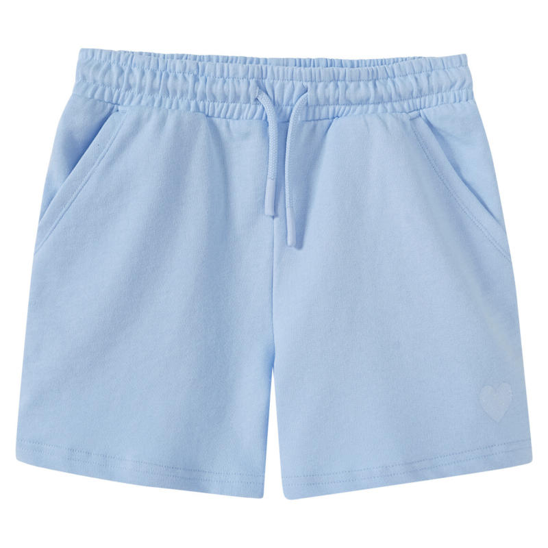 Mädchen Sweatshorts mit Glitzer-Print