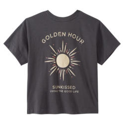 Mädchen T-Shirt mit Rücken-Print