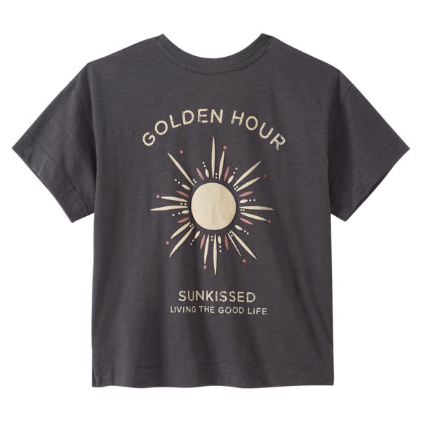 Mädchen T-Shirt mit Rücken-Print