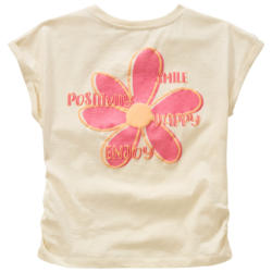 Mädchen T-Shirt mit Rücken-Print