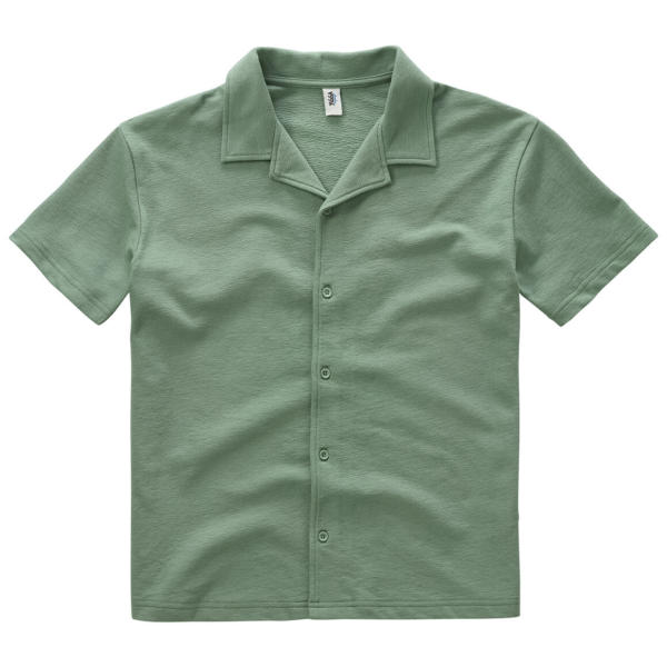 Jungen Strick-Hemd unifarben