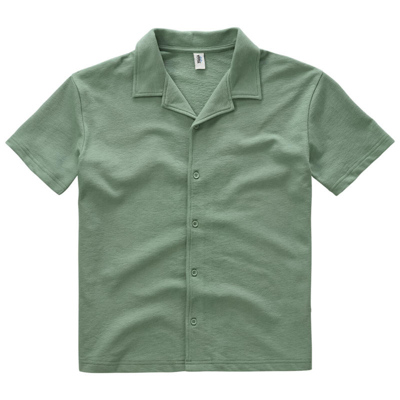 Jungen Strick-Hemd unifarben