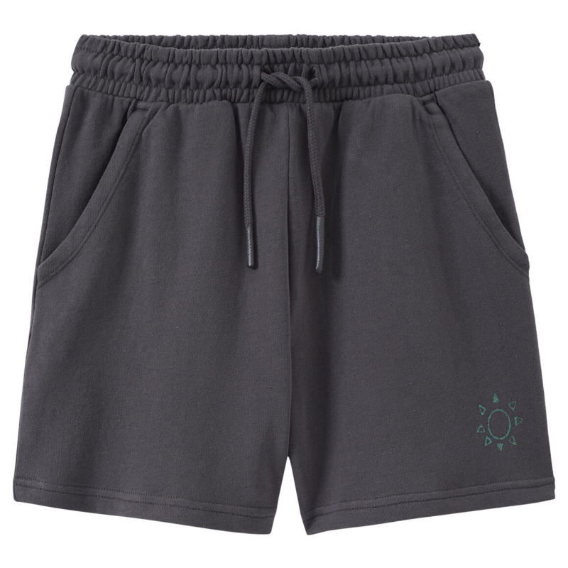 Mädchen Sweatshorts mit Glitzer-Print