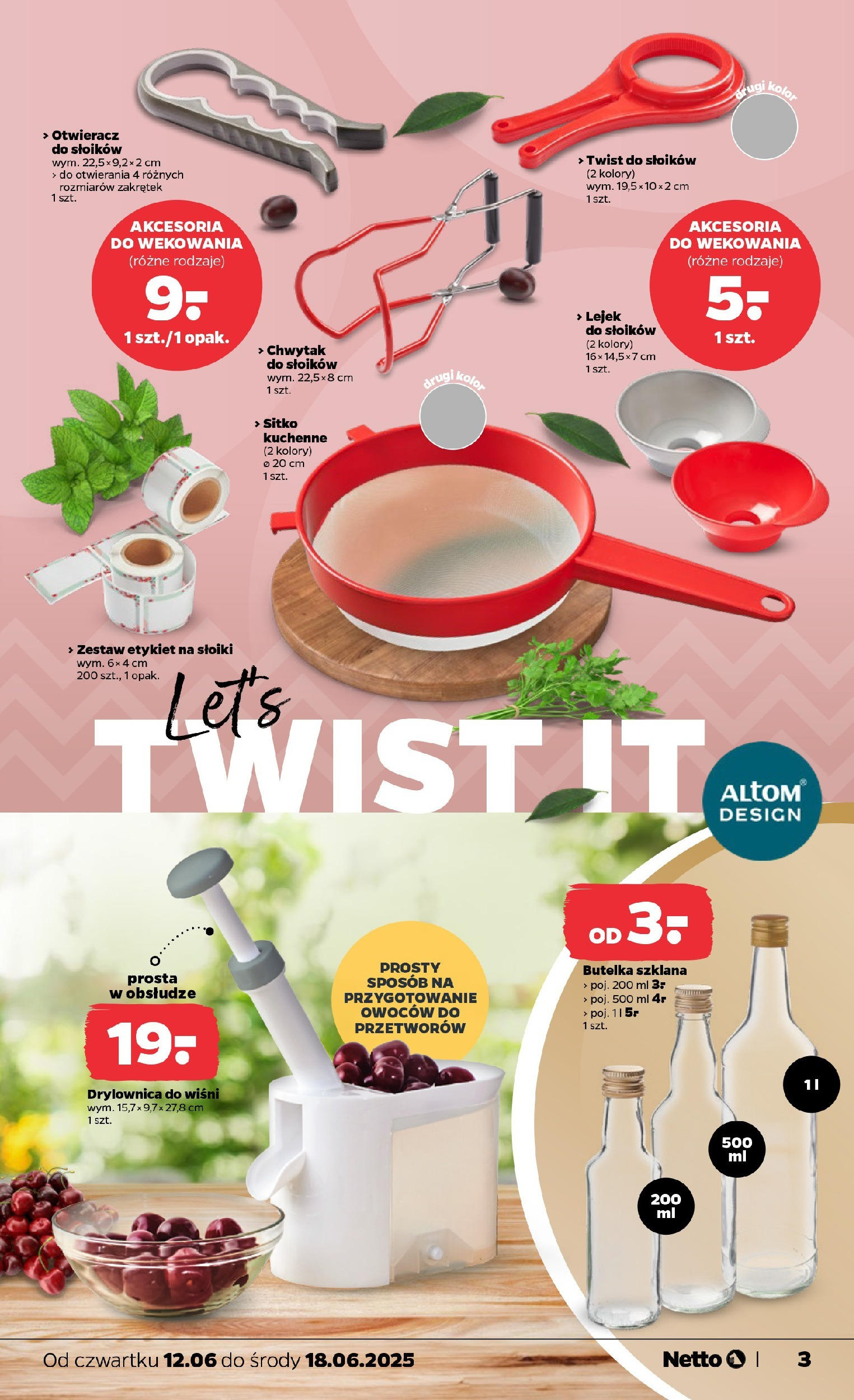 Netto gazetka - Spożywcza od 12.06.2025 - Aktualne promocje | Strona: 22 | Produkty: Drylownica do wiśni