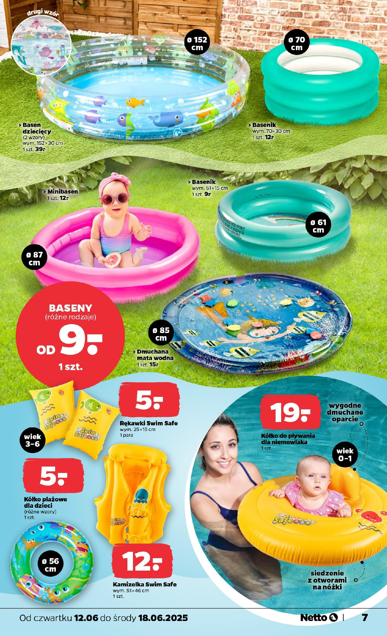 Netto gazetka - Spożywcza od 12.06.2025 - Aktualne promocje | Strona: 26 | Produkty: Kamizelka, Basen