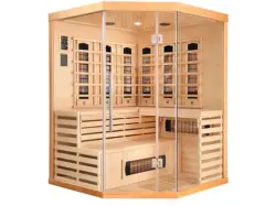 Sanotechnik J21150 Deluxe Infrarotkabine 3-4 Personen 150x150x200 cm (2580 Watt)