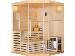Sanotechnik J60150 TallINN Sauna 3 Personen 150x150x200 cm (6 kW)