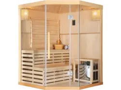 Sanotechnik J60150 TallINN Sauna 3 Personen 150x150x200 cm (6 kW)