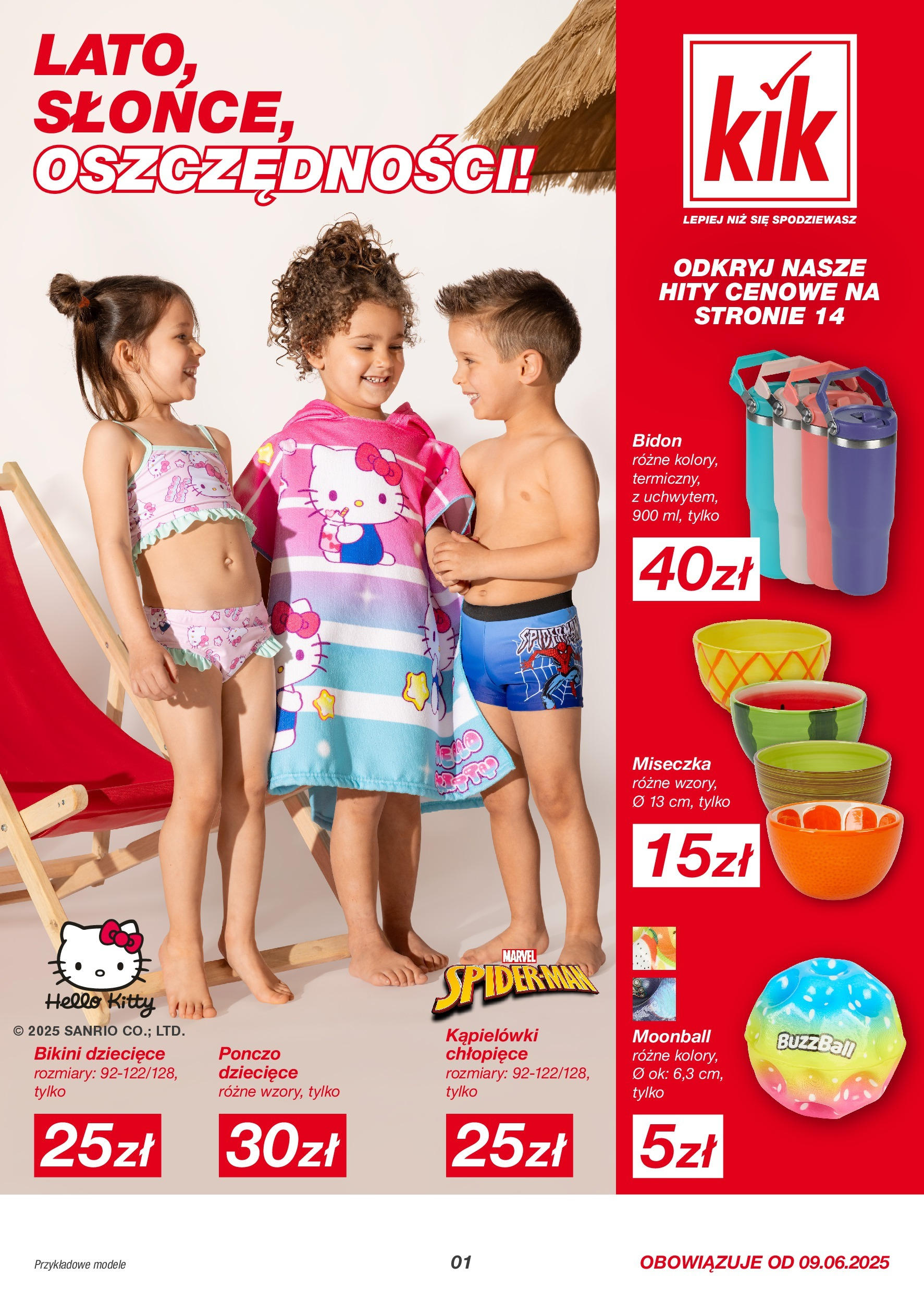 Kik gazetka online 09.06.2025 - Aktualna gazetka promocyjna - Numer strony 1