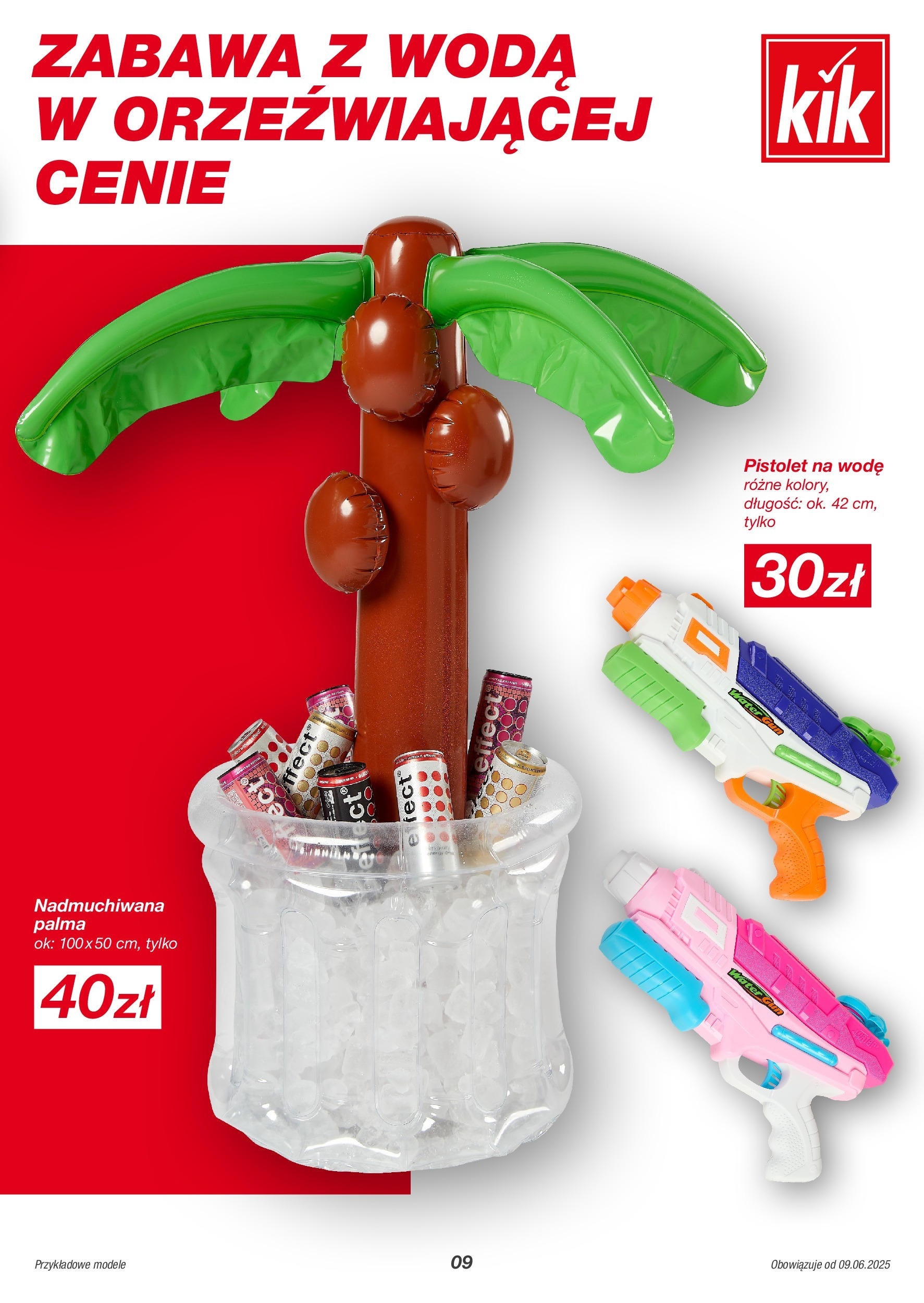 Kik gazetka od 09.06.2025 - Aktualna gazetka online | Strona: 9 | Produkty: Woda