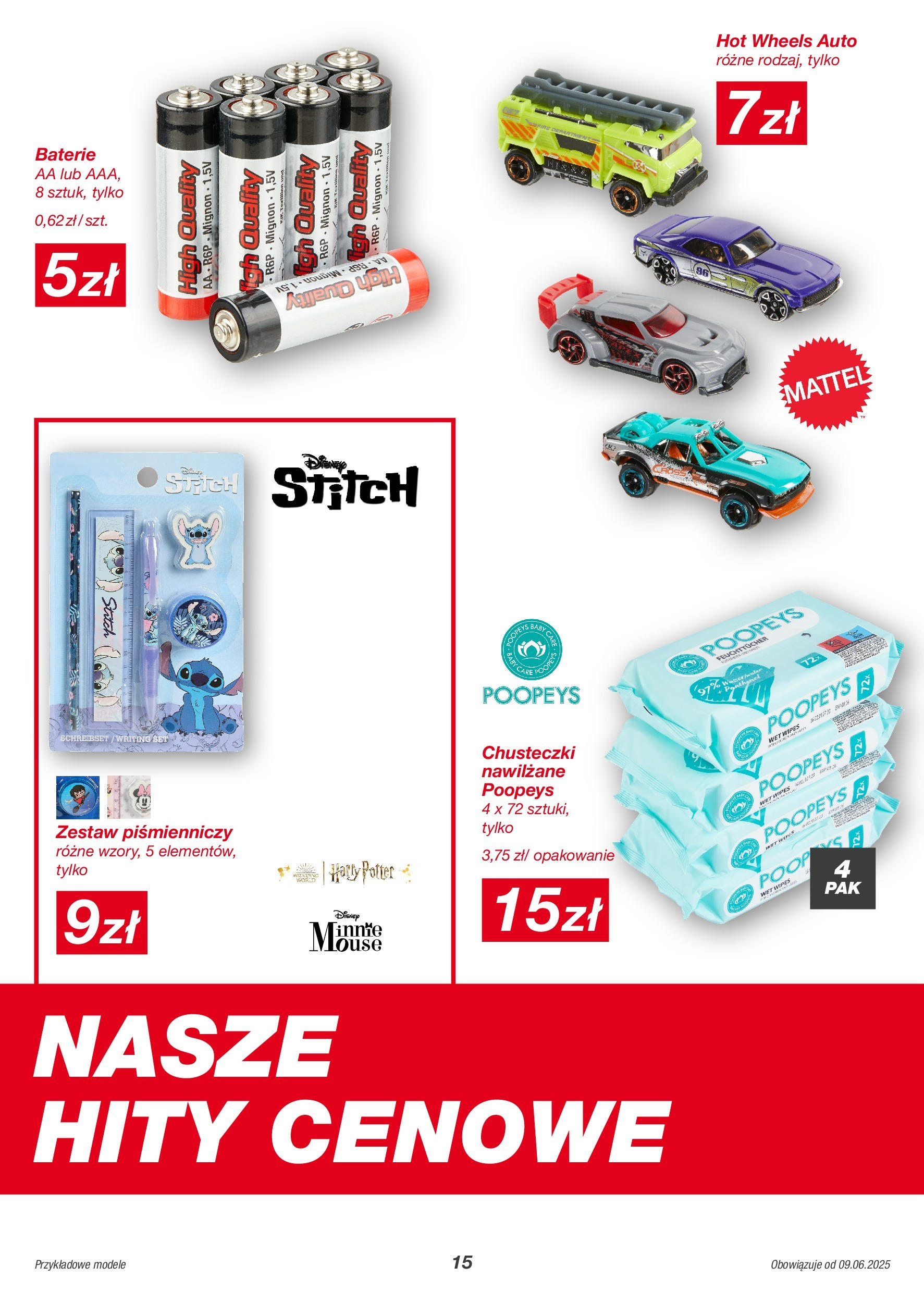 Kik gazetka od 09.06.2025 - Aktualna gazetka online | Strona: 15 | Produkty: Baterie