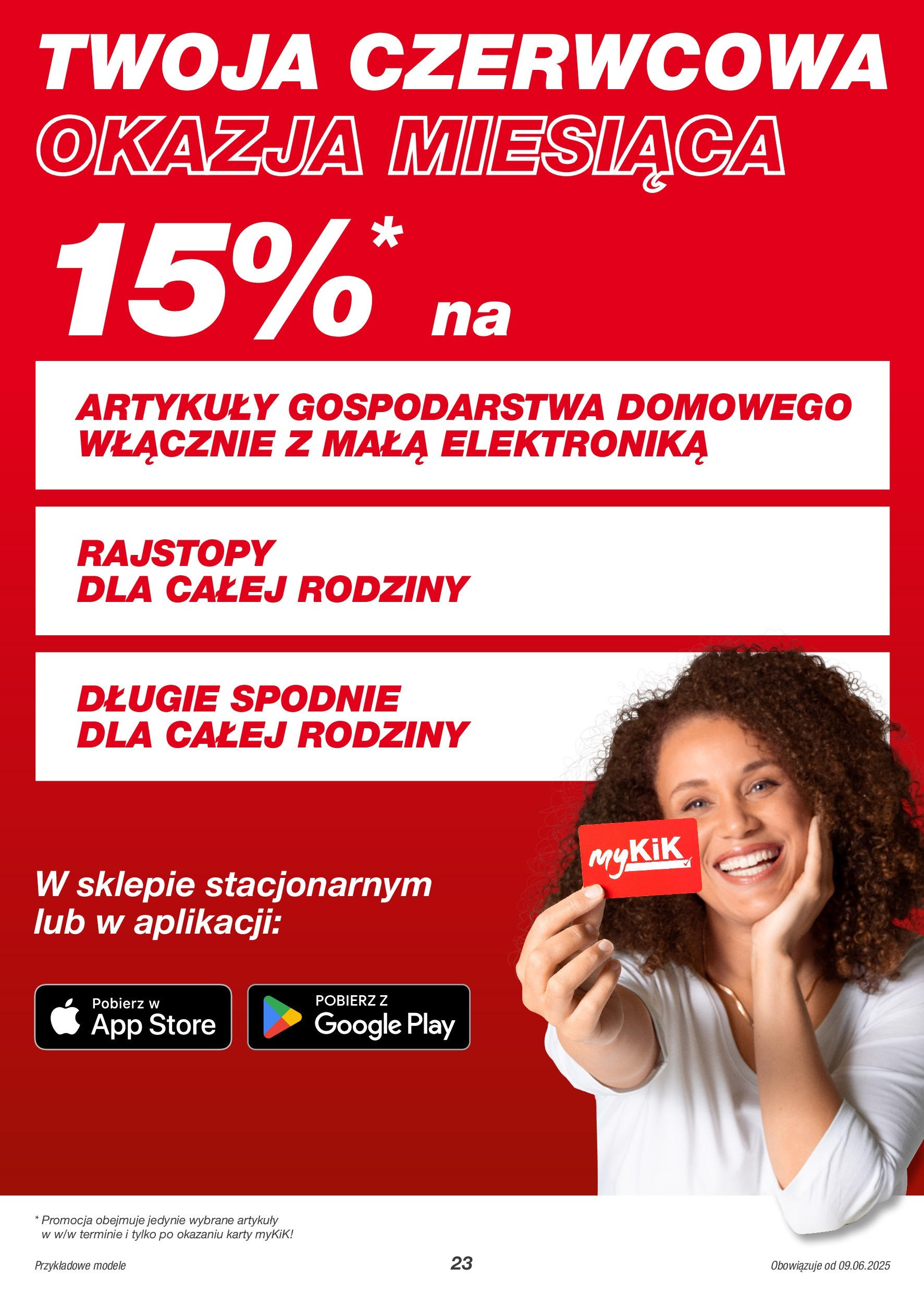 Kik gazetka od 09.06.2025 - Aktualna gazetka online | Strona: 23 | Produkty: Spodnie, Rajstopy