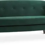 JYSK JYSK Canapea EGEDAL 2,5 locuri catifea verde