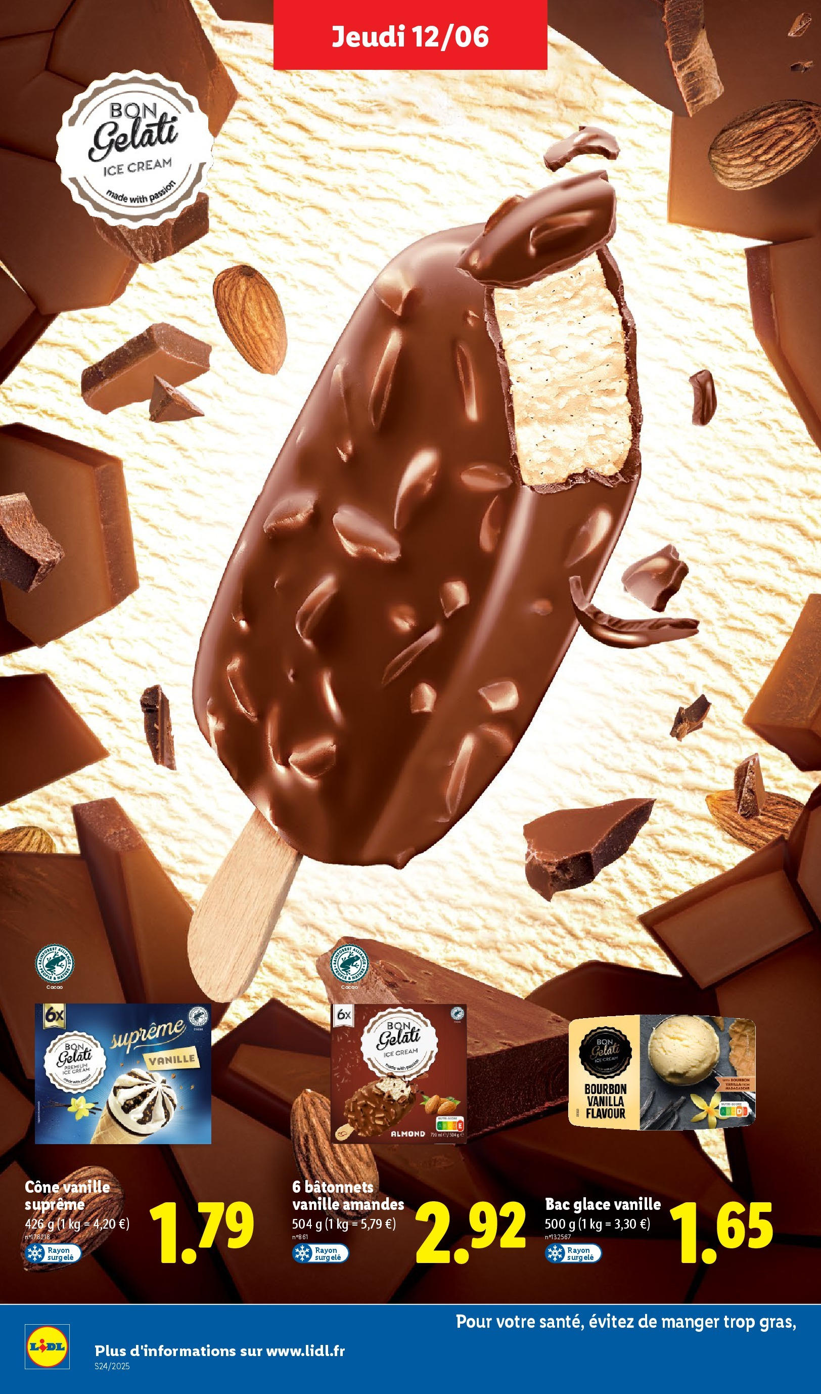 Catalogue LIDL du 12/06/2025 | Promo prospectus en ligne | Page: 10 | Produits: Bourbon, Amandes Catalogue LIDL du 12/06/2025 | Promo prospectus en ligne | Page: 10 | Produits: Bourbon, Amandes