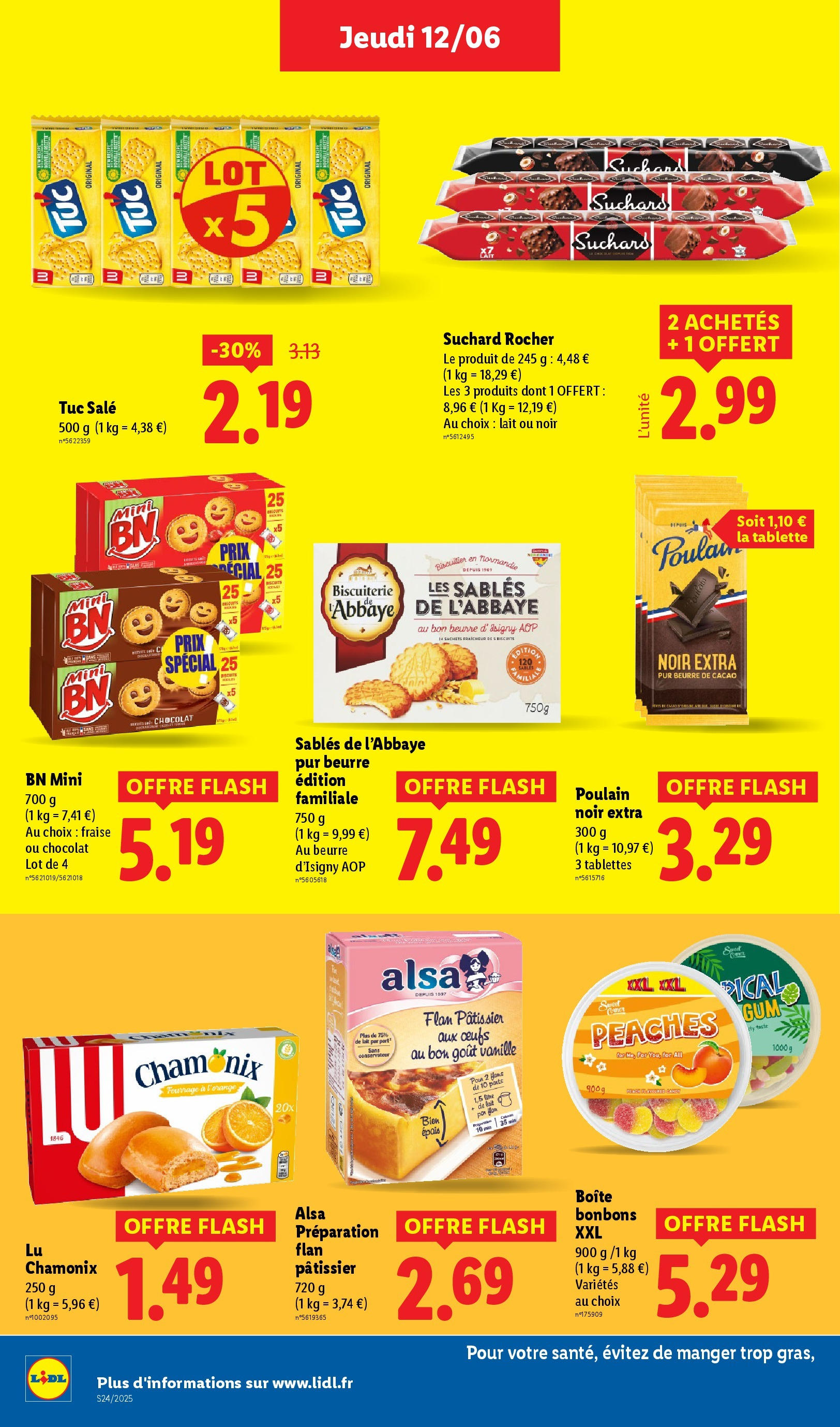 Catalogue LIDL du 12/06/2025 | Promo prospectus en ligne | Page: 22 | Produits: Cookies, Lait, Bonbons, Biscuits Catalogue LIDL du 12/06/2025 | Promo prospectus en ligne | Page: 22 | Produits: Cookies, Lait, Bonbons, Biscuits