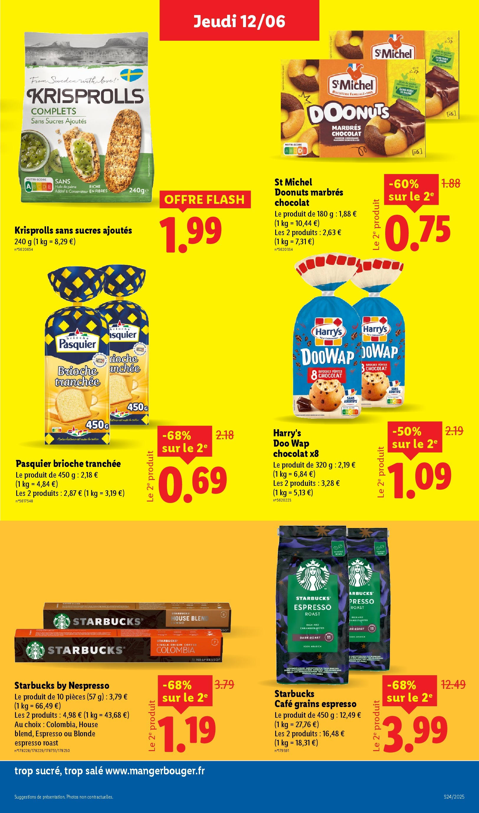 Catalogue LIDL du 12/06/2025 | Promo prospectus en ligne | Page: 23 | Produits: Farine de ble, Farine, Huile, Chocolat Catalogue LIDL du 12/06/2025 | Promo prospectus en ligne | Page: 23 | Produits: Farine de ble, Farine, Huile, Chocolat