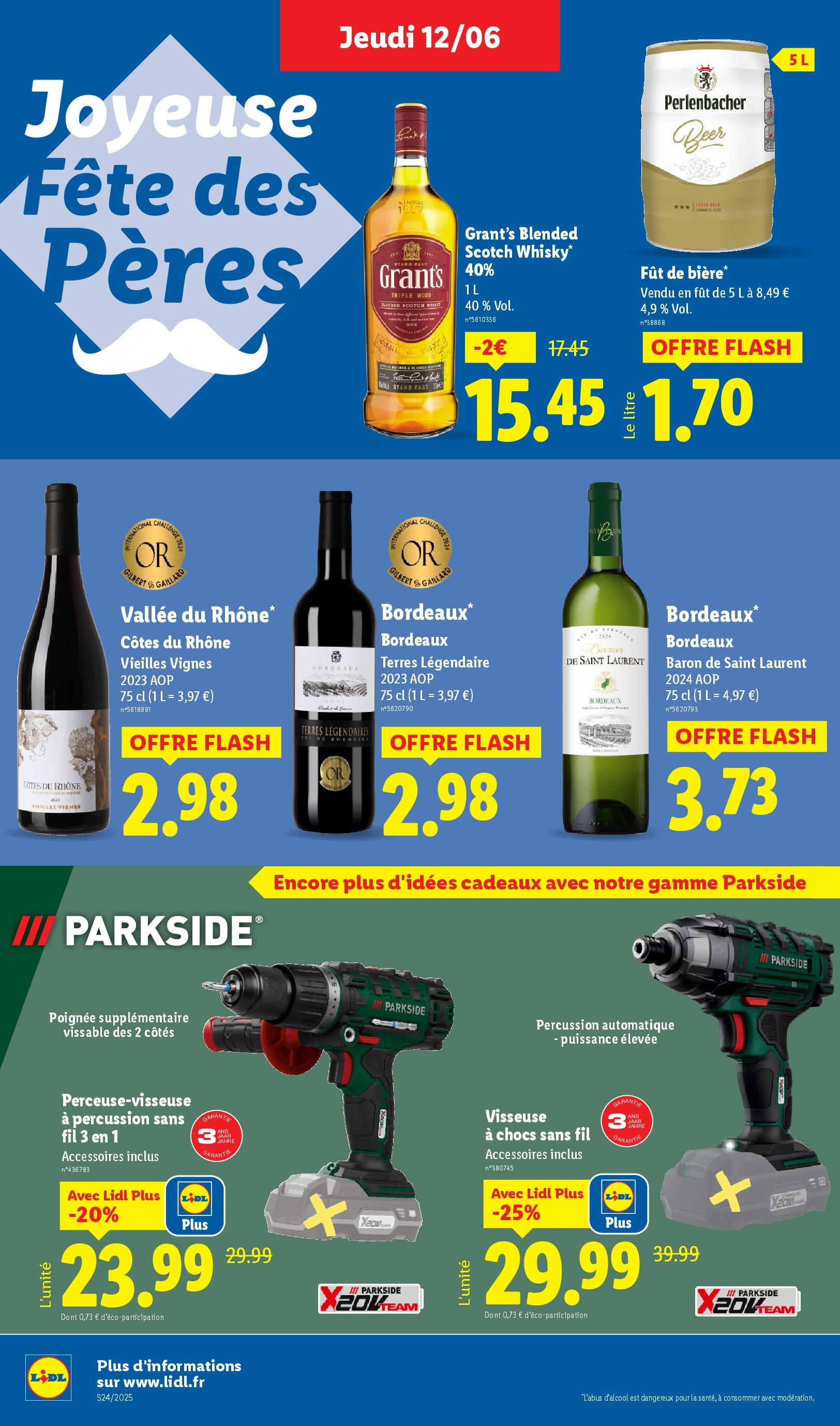 Catalogue LIDL du 12/06/2025 | Promo prospectus en ligne | Page: 26 | Produits: Whisky, Côtes du rhône vieilles vignes Catalogue LIDL du 12/06/2025 | Promo prospectus en ligne | Page: 26 | Produits: Whisky, Côtes du rhône vieilles vignes