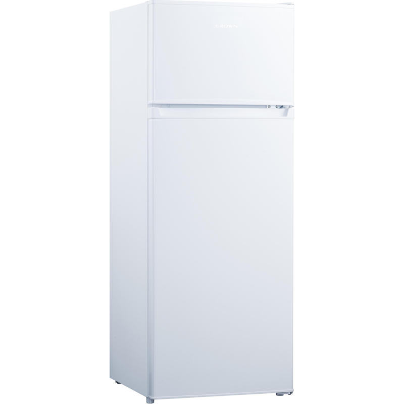 Хладилник с горна камера Crown DF241EWH , 206 l, E , Статична , Бял
