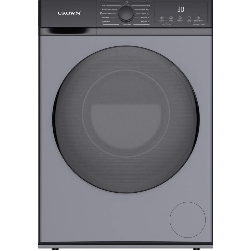 Пералня Crown CWM10J12BLDCIX , 1400 об./мин., 10.00 kg, A , Inox