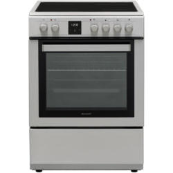 Готварска печка (ток) Sharp KF-76FVDT22IMK-EU , INOX , Керамични