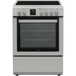 Готварска печка (ток) Sharp KF-76FVDT22IMK-EU , INOX , Керамични