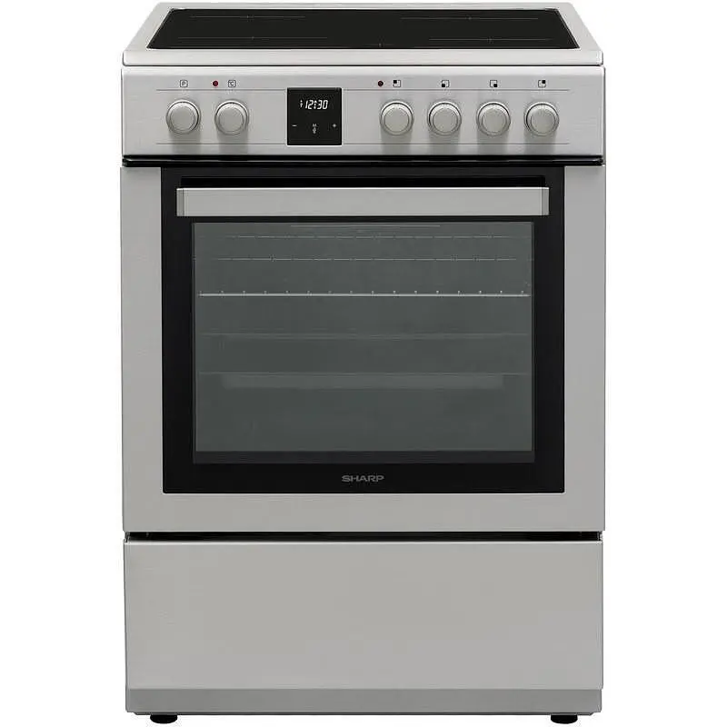 Готварска печка (ток) Sharp KF-76FVDT22IMK-EU , INOX , Керамични