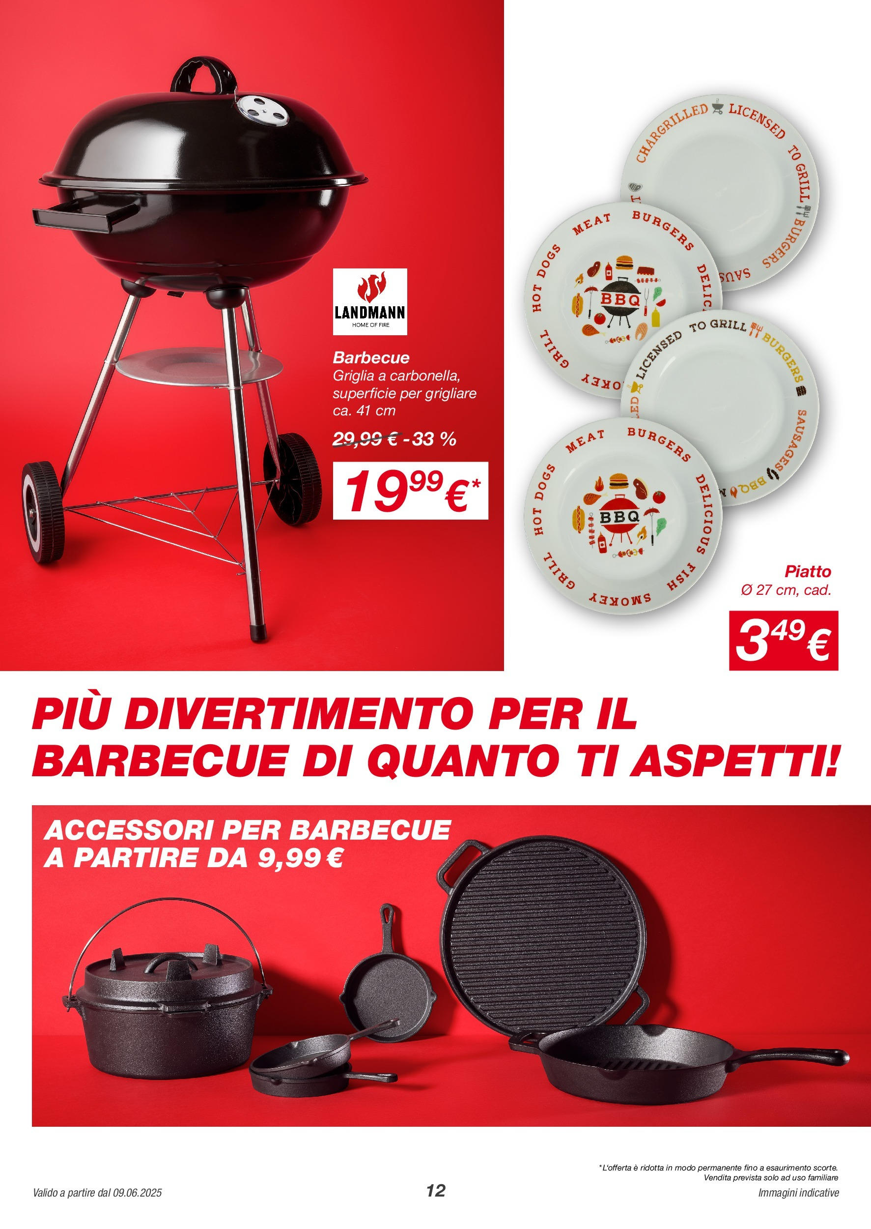Nuovo Volantino KiK	 dal 08/06/2025 > offerte anteprima 🛍️ | Pagina: 12 | Prodotti: Barbecue, Piatto, Griglia