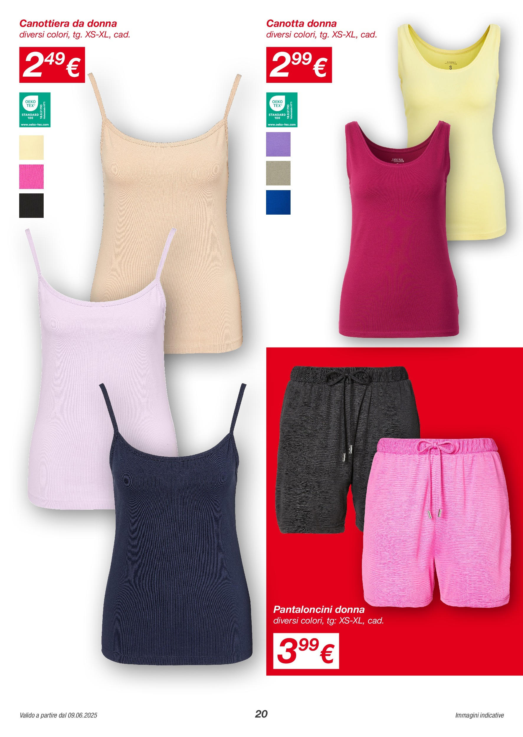 Nuovo Volantino KiK	 dal 08/06/2025 > offerte anteprima 🛍️ | Pagina: 20 | Prodotti: Canotta, Pantaloncini