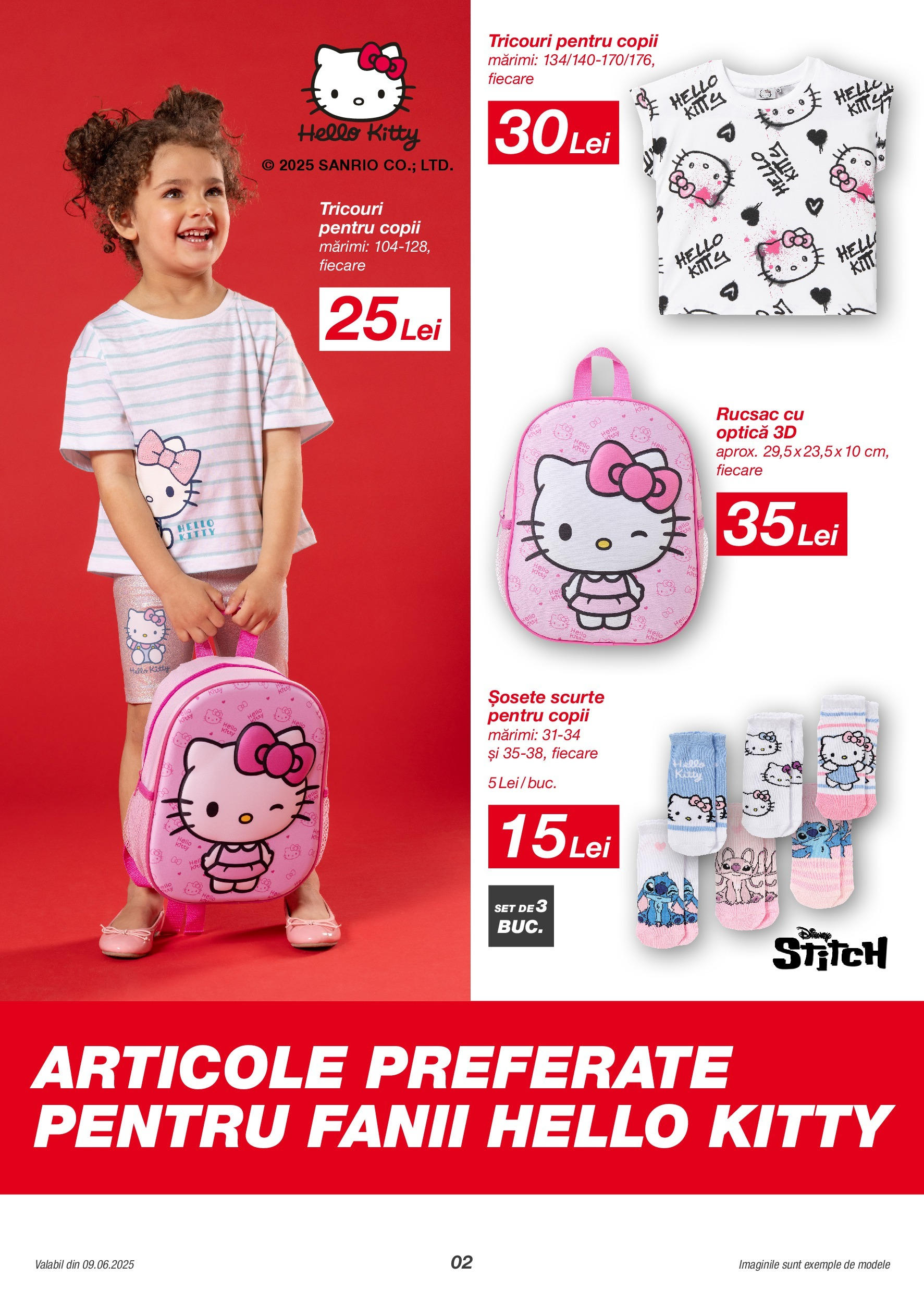 Kik catalog 09.06.2025 - Online magazin Romania | Pagină: 2 | Produse: Șosete, Rucsac
