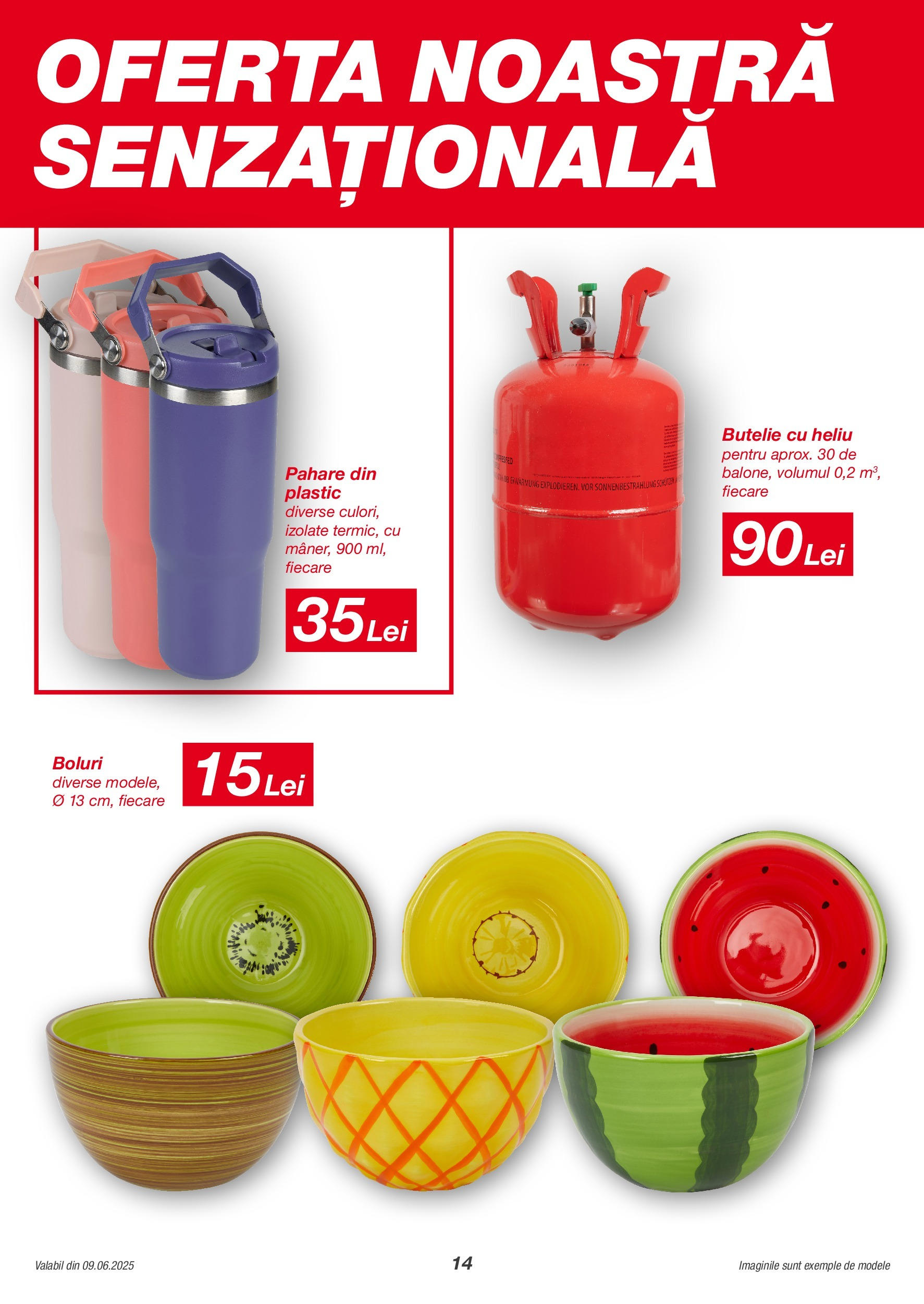 Kik catalog 09.06.2025 - Online magazin Romania | Pagină: 14 | Produse: Pahare