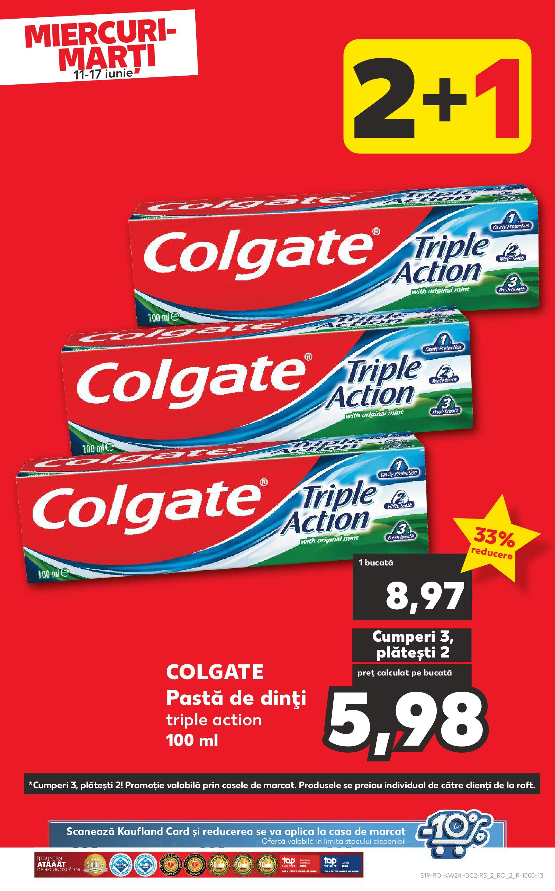 Catalog Kaufland - Satu Mare 11.06.2025 || Revista si Oferte | Pagină: 19 | Produse: Pastă de dinți Catalog Kaufland - Satu Mare 11.06.2025 - Revista si Oferta | Pagină: 19 | Produse: Pastă de dinți