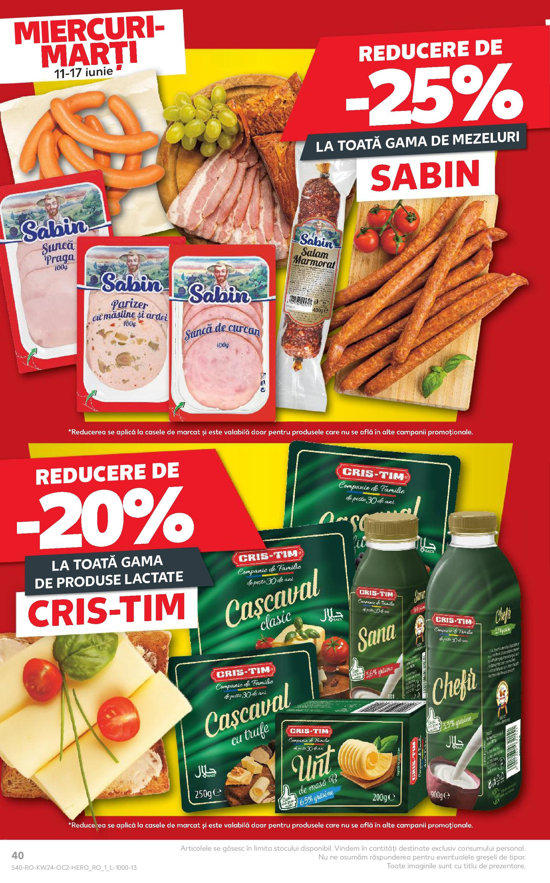 Catalog Kaufland - Satu Mare 11.06.2025 || Revista si Oferte | Pagină: 40 | Produse: Masă, Ardei, Salam, Șuncă Catalog Kaufland - Satu Mare 11.06.2025 - Revista si Oferta | Pagină: 40 | Produse: Masă, Ardei, Salam, Șuncă