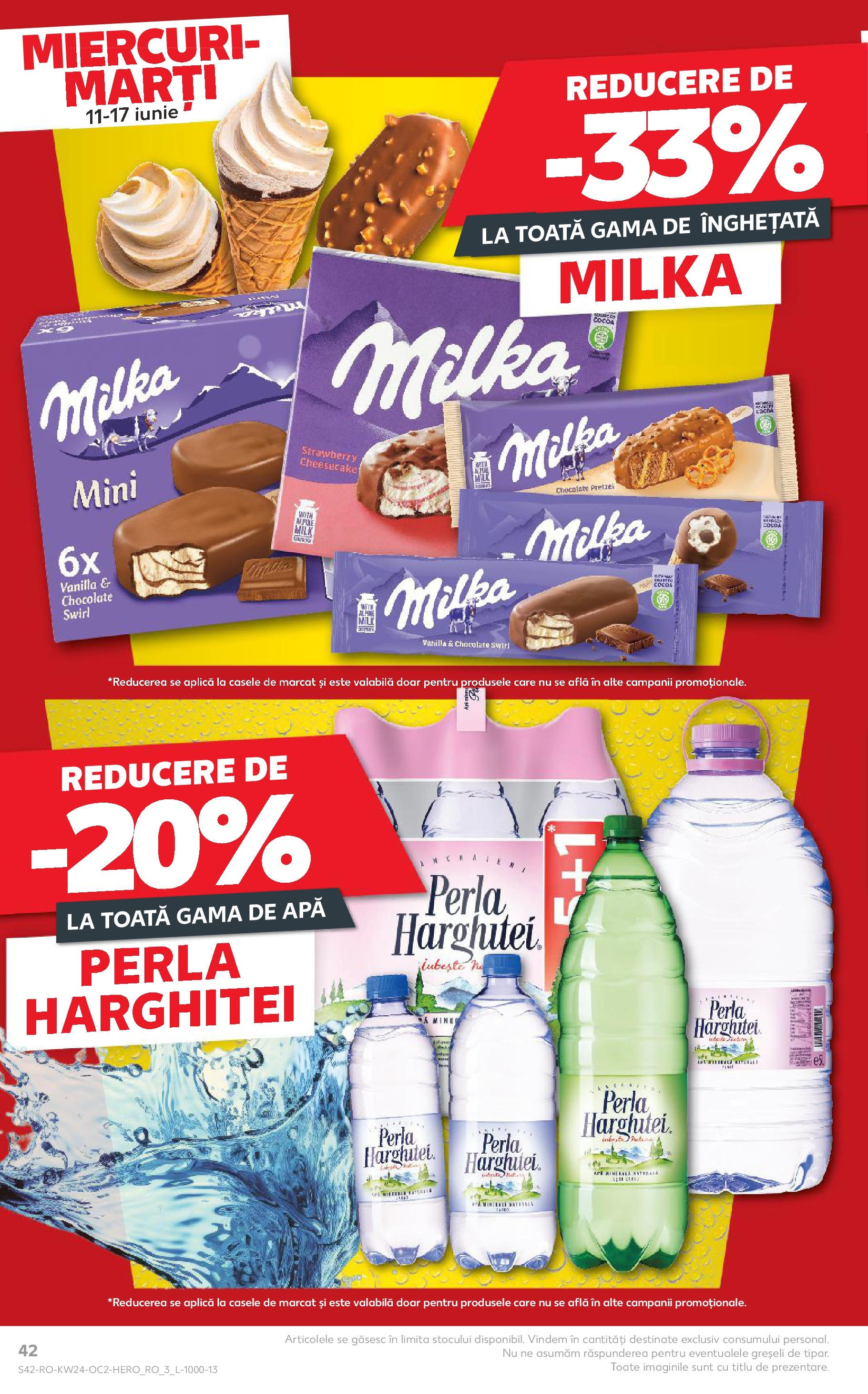 Catalog Kaufland - Satu Mare 11.06.2025 || Revista si Oferte | Pagină: 42 | Produse: Înghețată, Apă Catalog Kaufland - Satu Mare 11.06.2025 - Revista si Oferta | Pagină: 42 | Produse: Înghețată, Apă