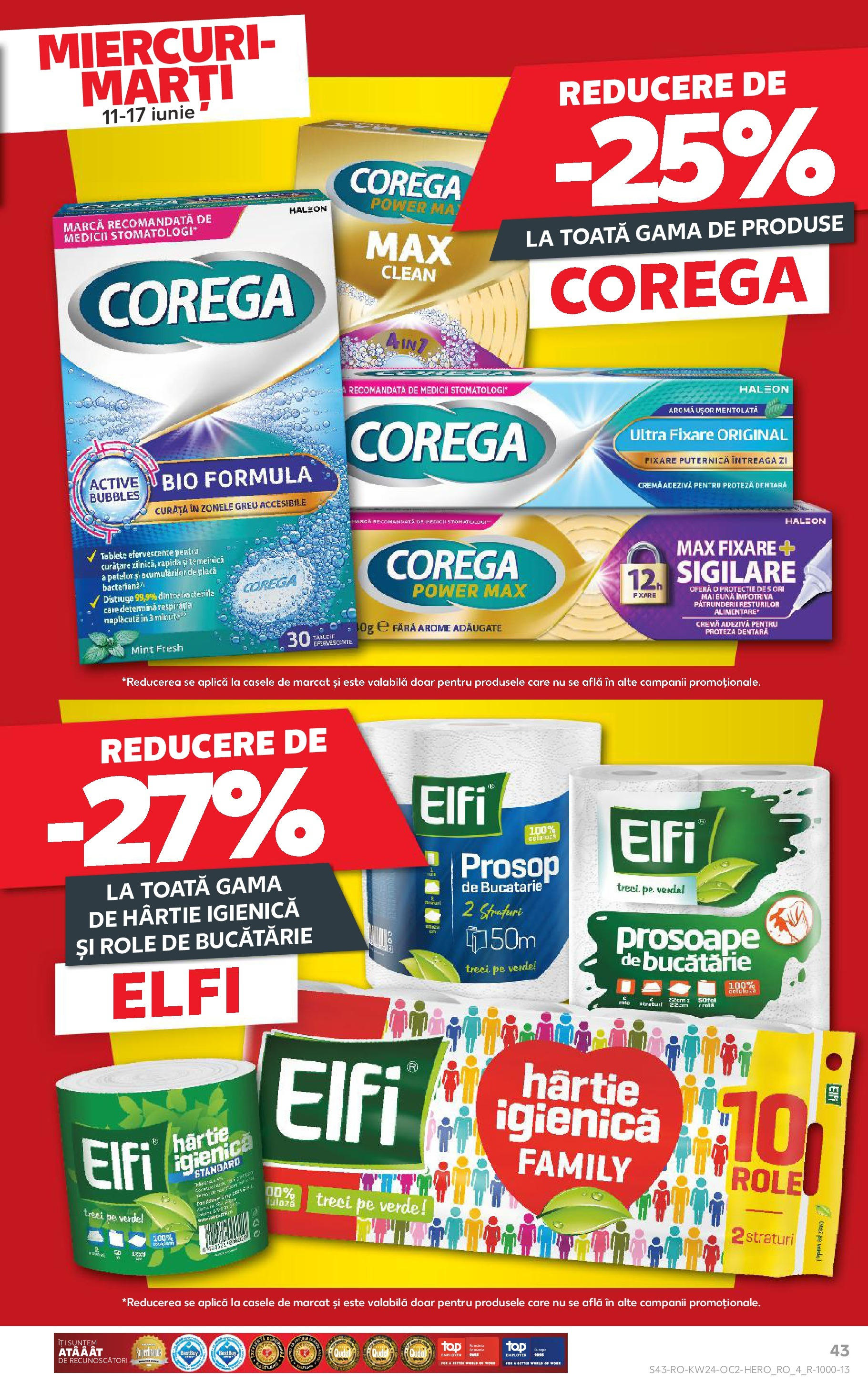 Catalog Kaufland - Satu Mare 11.06.2025 || Revista si Oferte | Pagină: 43 | Produse: Şerit ödül, Pomelo, Bucătărie, Cremă Catalog Kaufland - Satu Mare 11.06.2025 - Revista si Oferta | Pagină: 43 | Produse: Şerit ödül, Pomelo, Bucătărie, Cremă