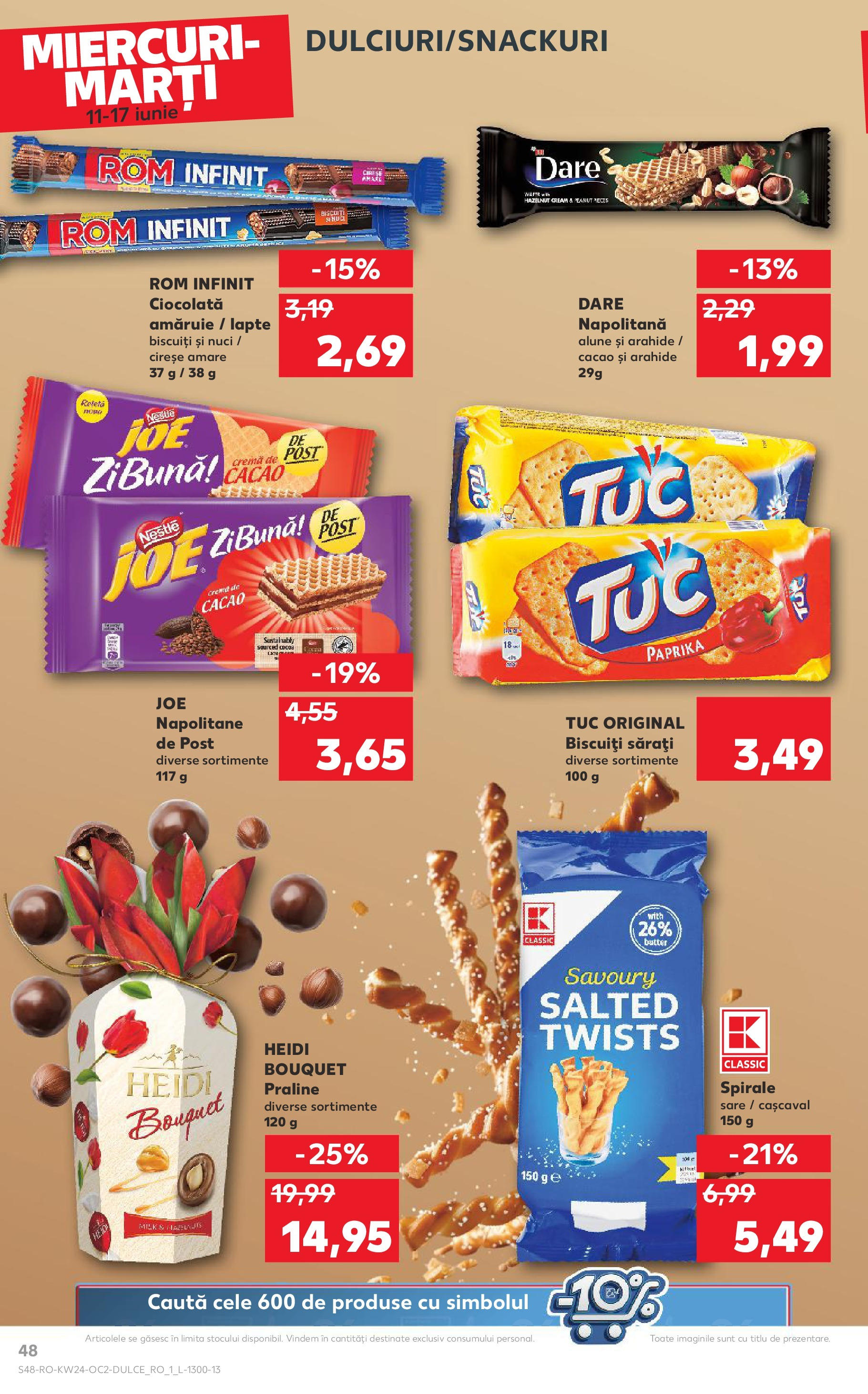 Catalog Kaufland - Satu Mare 11.06.2025 || Revista si Oferte | Pagină: 48 | Produse: Alune, Rom, Cireșe, Sare Catalog Kaufland - Satu Mare 11.06.2025 - Revista si Oferta | Pagină: 48 | Produse: Alune, Rom, Cireșe, Sare