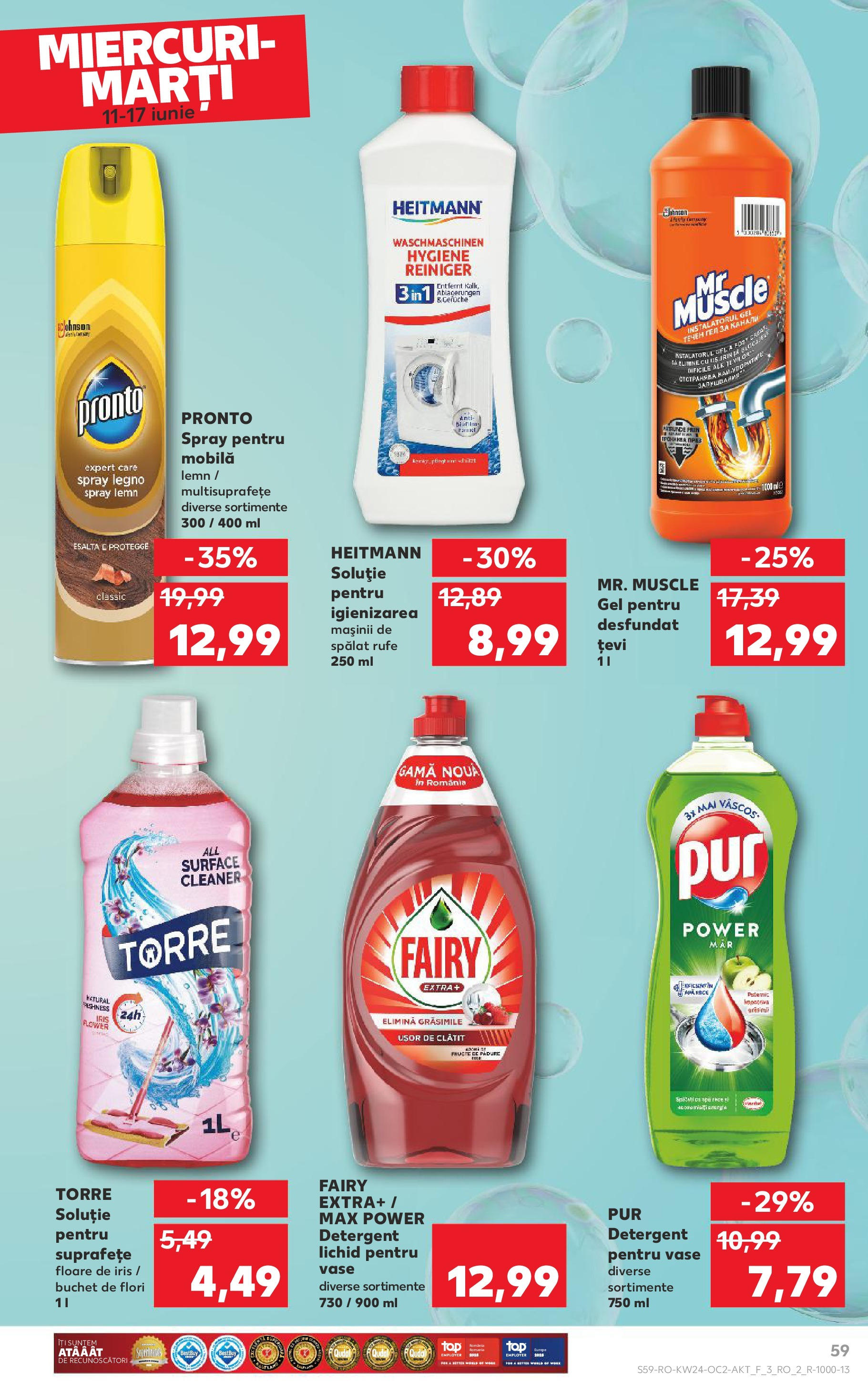 Catalog Kaufland - Satu Mare 11.06.2025 || Revista si Oferte | Pagină: 59 | Produse: Detergent, Fructe Catalog Kaufland - Satu Mare 11.06.2025 - Revista si Oferta | Pagină: 59 | Produse: Detergent, Fructe