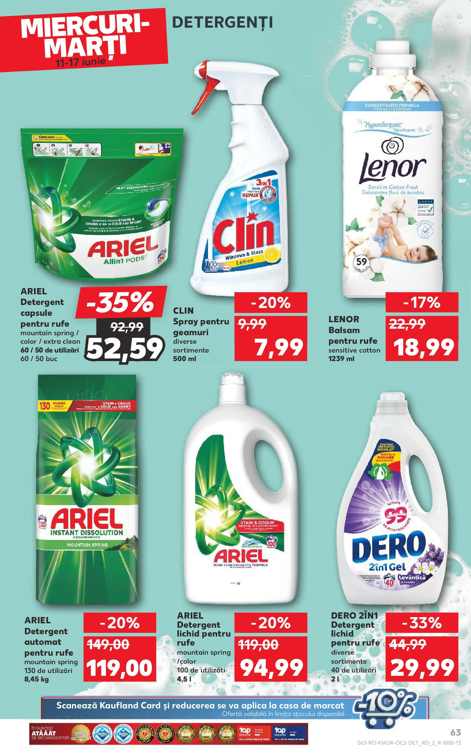 Catalog Kaufland - Satu Mare 11.06.2025 || Revista si Oferte | Pagină: 63 | Produse: Pomelo, Balsam, Detergent Catalog Kaufland - Satu Mare 11.06.2025 - Revista si Oferta | Pagină: 63 | Produse: Pomelo, Balsam, Detergent