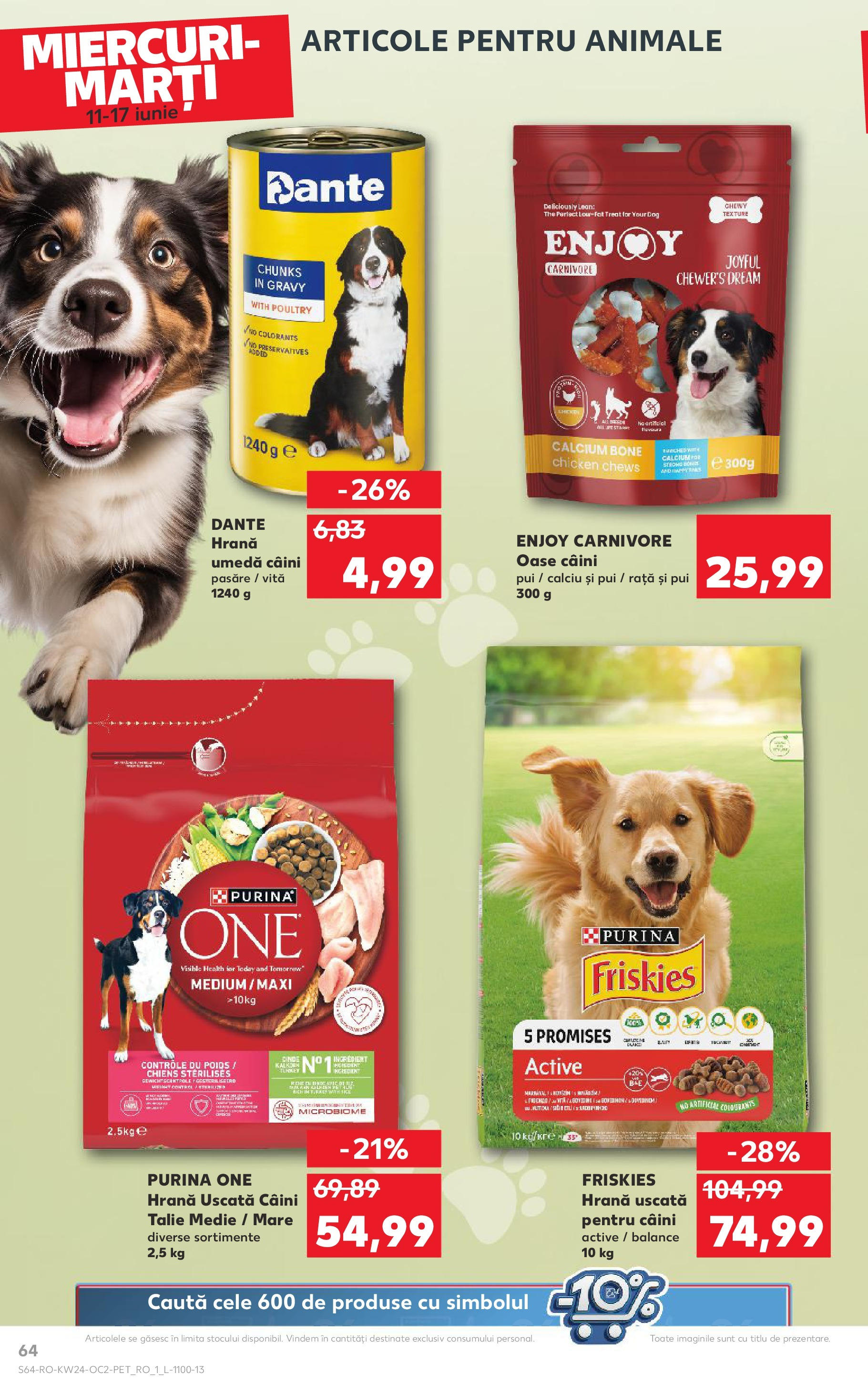 Catalog Kaufland - Satu Mare 11.06.2025 || Revista si Oferte | Pagină: 64 | Produse: Hacıyatmaz Kedi Oyuncağı, Rață Catalog Kaufland - Satu Mare 11.06.2025 - Revista si Oferta | Pagină: 64 | Produse: Hacıyatmaz Kedi Oyuncağı, Rață