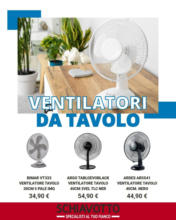 Ventilatori da tavolo
