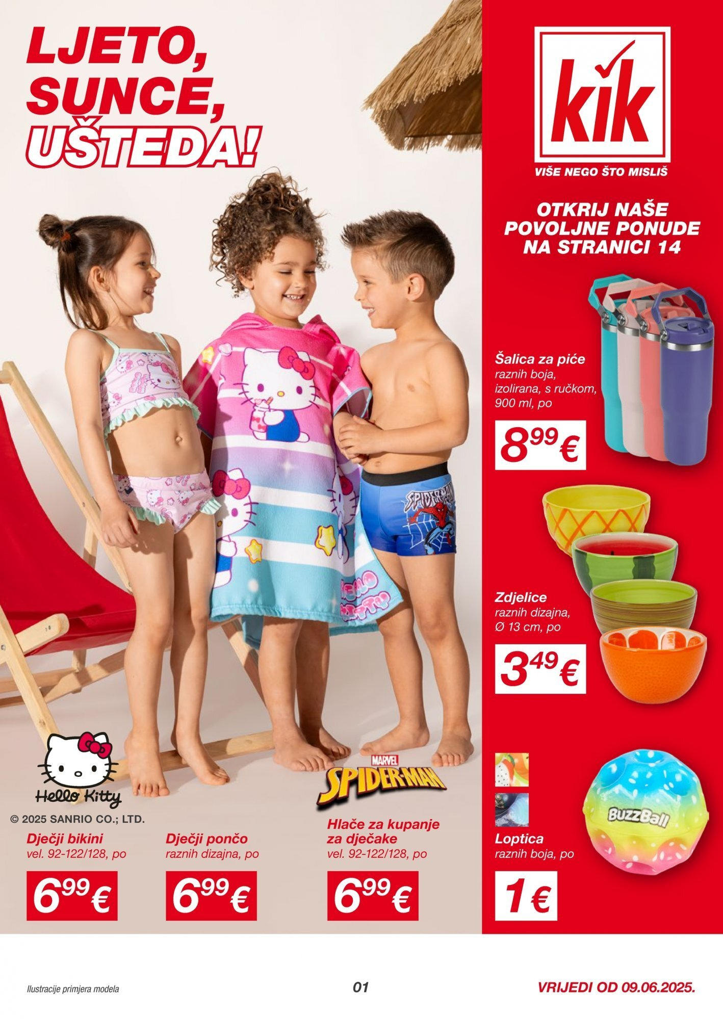 Kik aktualni Katalog vrijedi od 09.06.2025 - tjedna akcija broj stranice 1