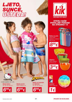 Pregled letka Katalog trgovine Kik vrijedi od 09.06.2025