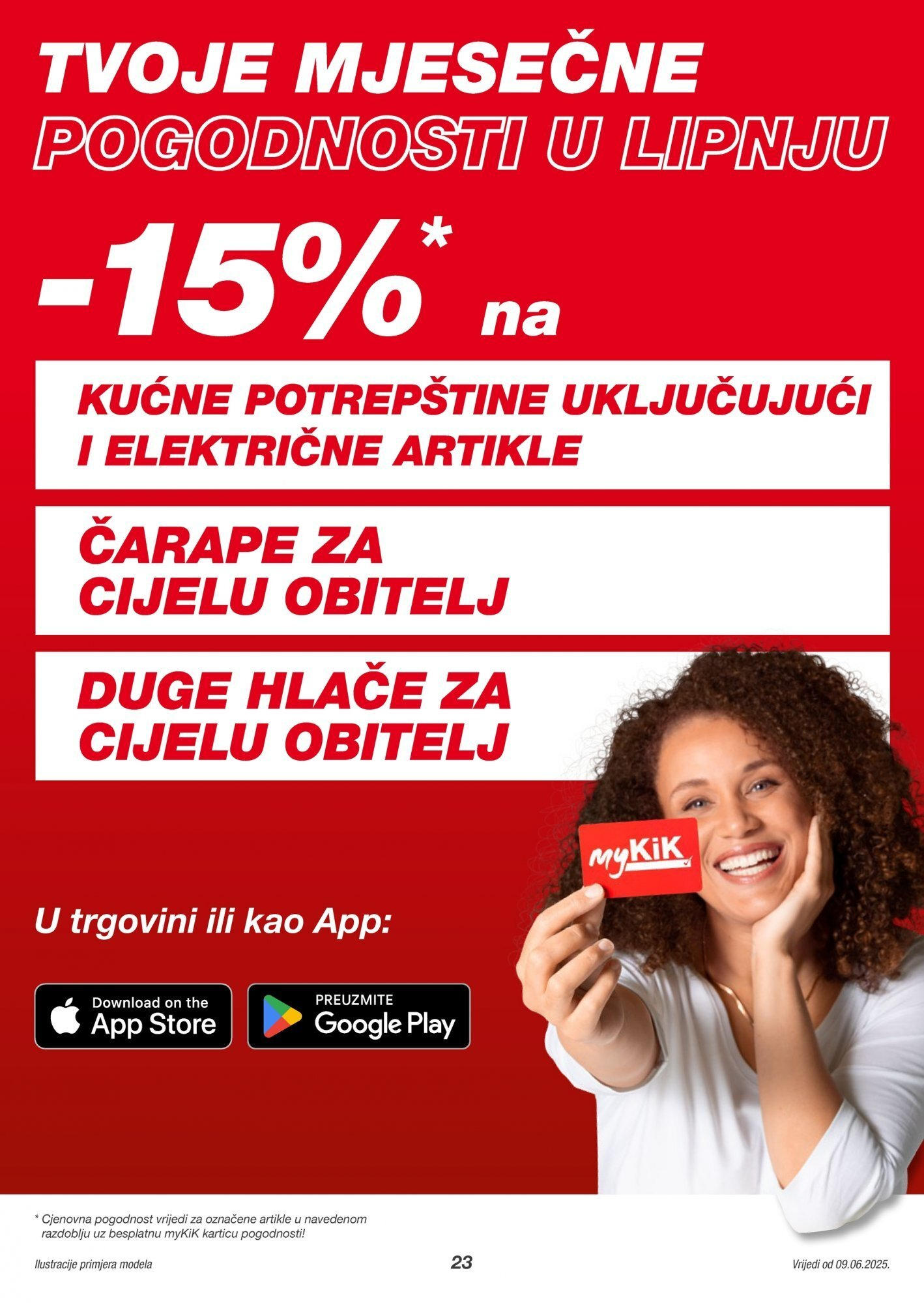 Katalog Kik novi od 09.06.2025 na listanje > letak digitalni | Stranica: 23 | Proizvodi: Hlače, Čarape