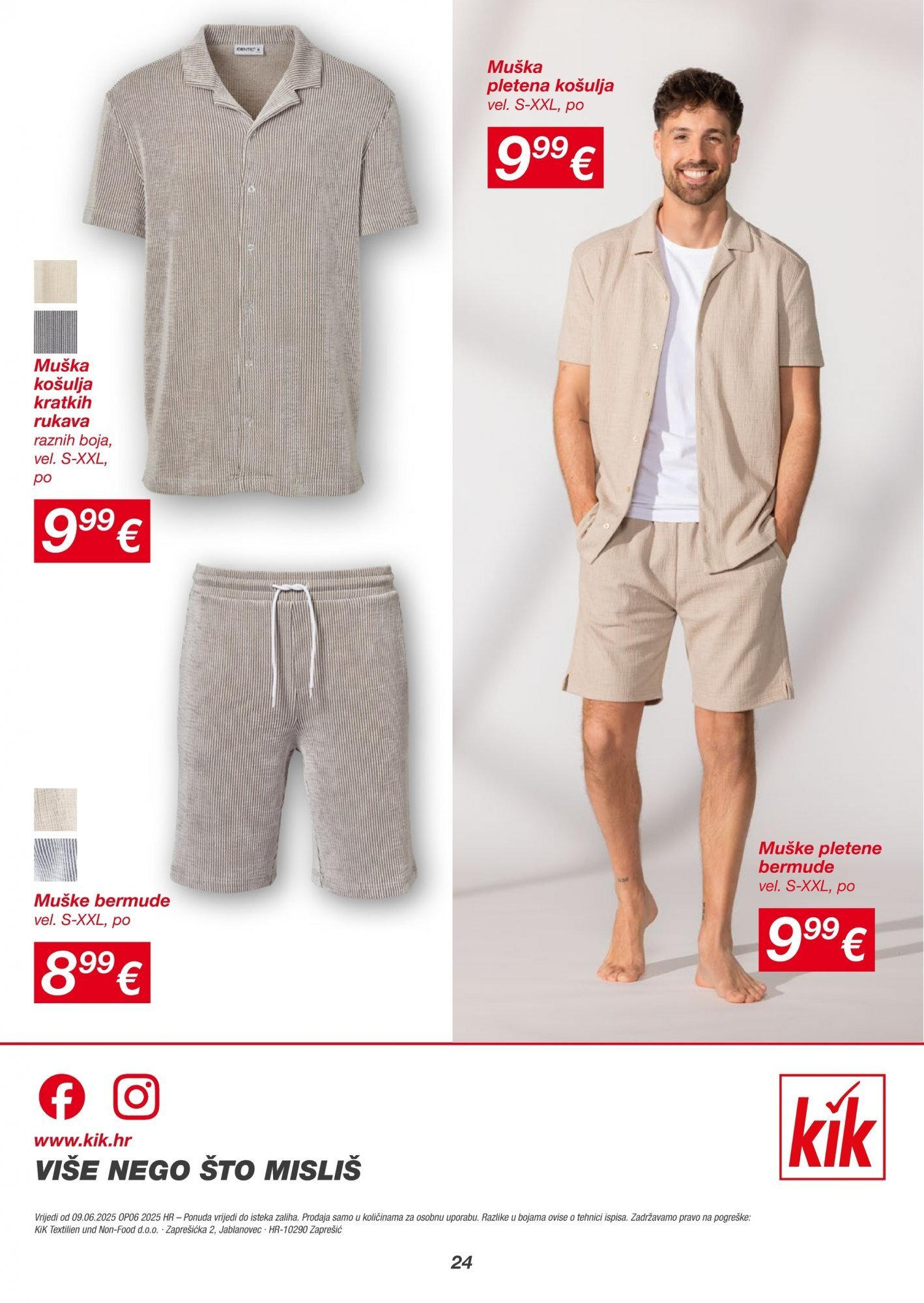 Katalog Kik novi od 09.06.2025 na listanje > letak digitalni | Stranica: 24 | Proizvodi: Košulja