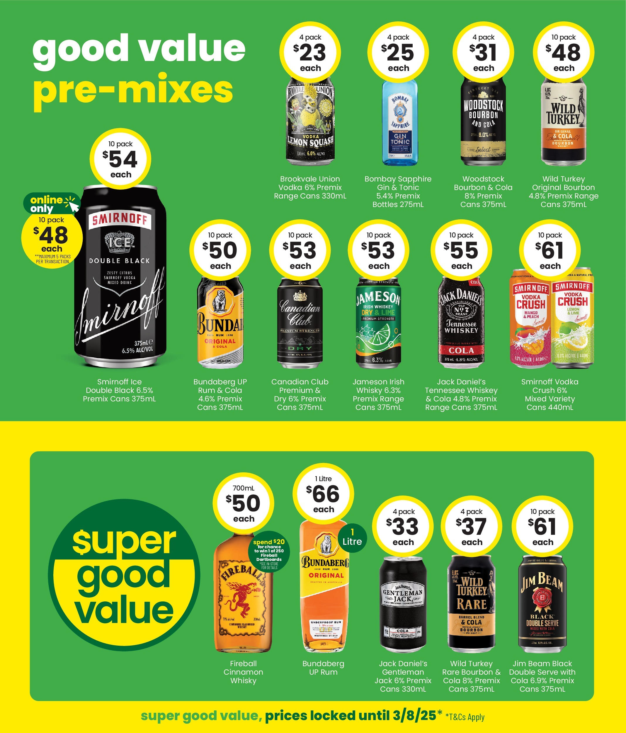 The Bottle-O Catalogue Charleville - 09/06/2025 > weekly / monthly specials | Page: 6 | Products: Bourbon, Lemon, Peach, Gousse de vanille