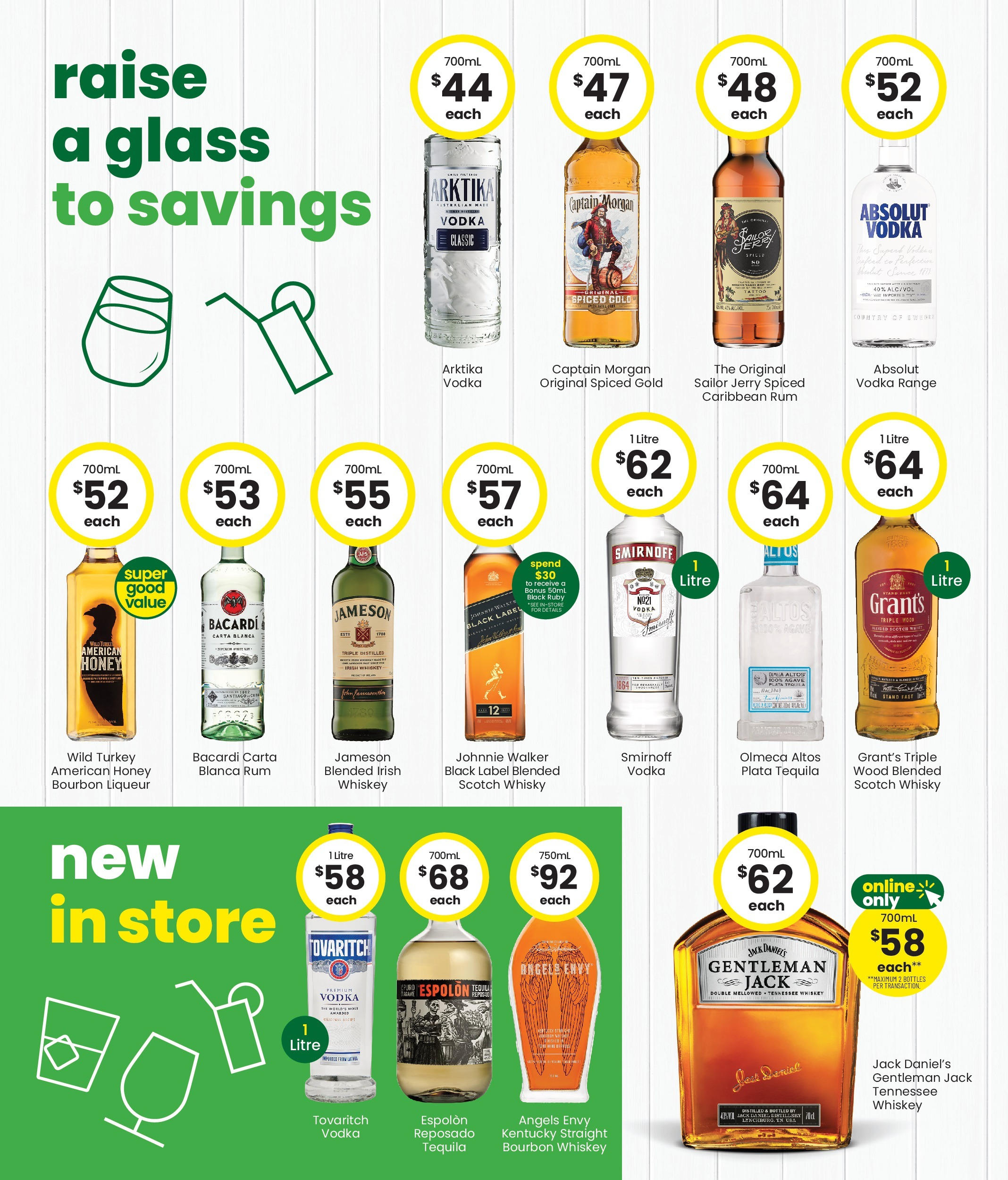 The Bottle-O Catalogue Officer - 09/06/2025 > weekly / monthly specials | Page: 5 | Products: Scie sauteuse, Whiskey, Wood, Couches Carryboo