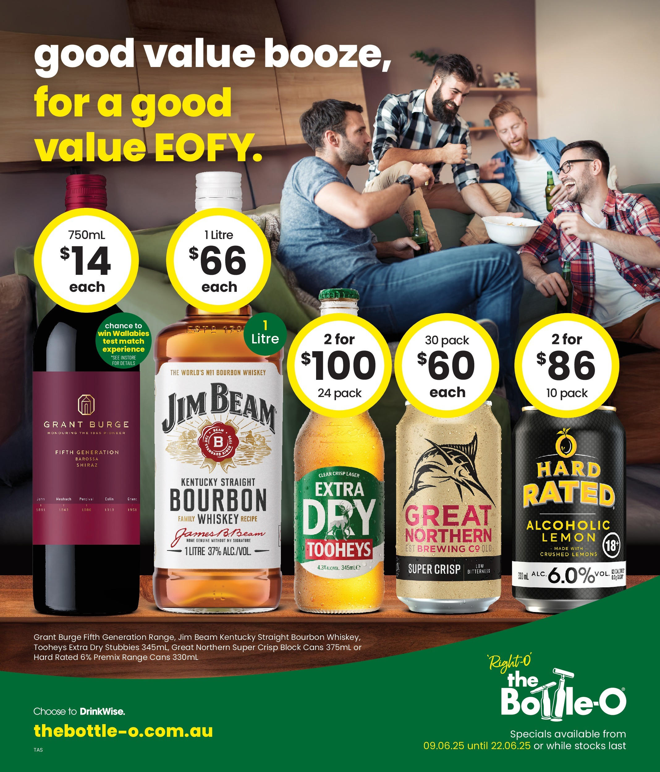 The Bottle-O Catalogue Howrah - 09/06/2025 > weekly / monthly specials | Page: 1 | Products: Litière agglomérante, Bourbon, Whiskey, Lemon