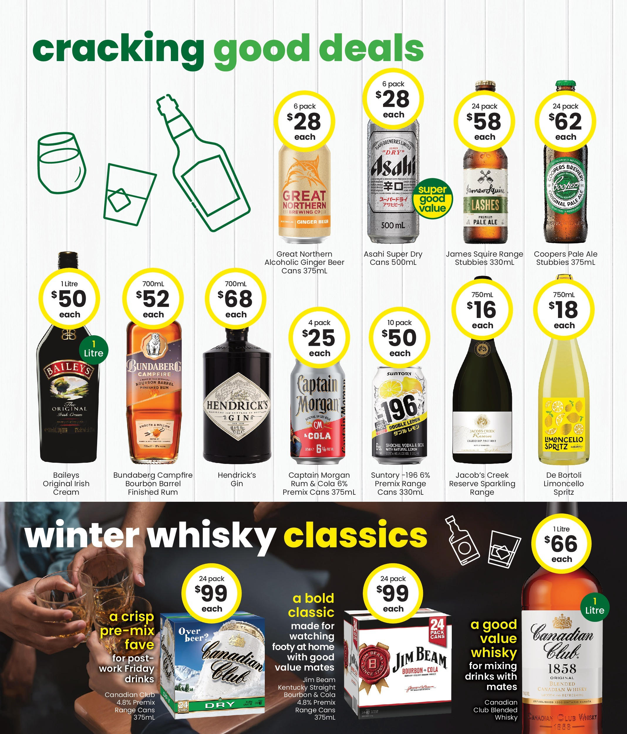 The Bottle-O Catalogue Noonamah - 09/06/2025 > weekly / monthly specials | Page: 3 | Products: Moules de hollande, Ginger, Rum, Casque JBL